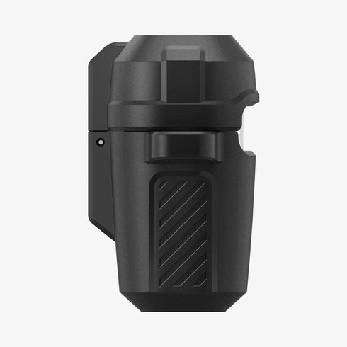 ACS05485 - Apple AirPods Pro 2 Case Lock Fit in matte black showing the front